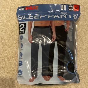 Brand new! Mens sz M 32 Degreea Heat sleep pants pack of 2